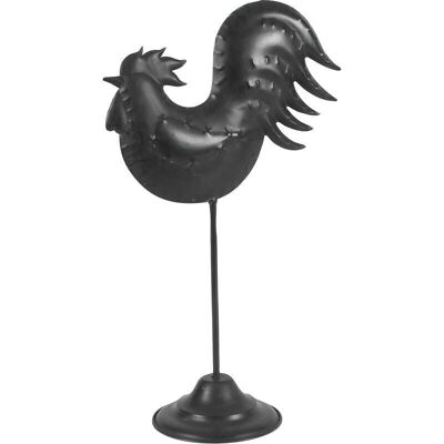 Gallo de pie en metal-DAN1630