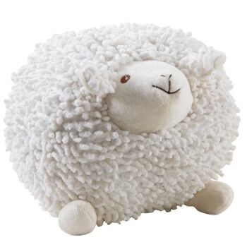 Mouton Shaggy en coton blanc-DAN2512C