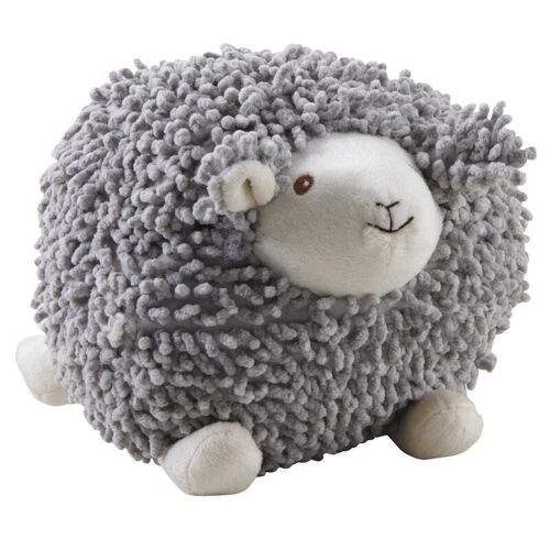 Mouton Shaggy en coton gris-DAN2522C