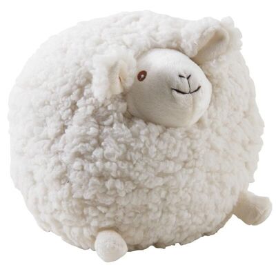 Mouton Shaggy en laine blanc-DAN2532C
