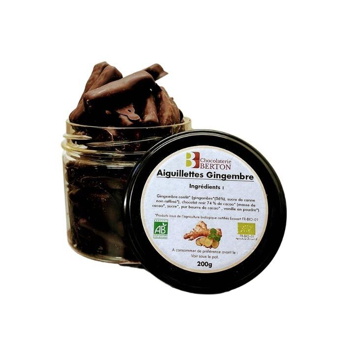 Aiguillettes Gingembre Bio - Pot de 200g