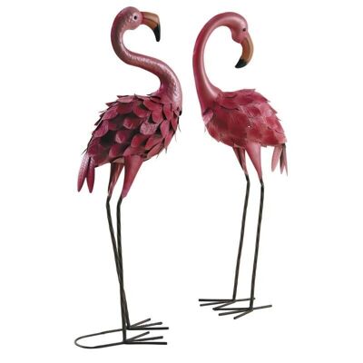 Flamingo in matt lacquered metal-DAN2600