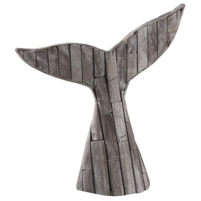 Whale tail in recycled wood-DAN2621