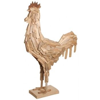 Grand coq en bois flotté-DAN2660