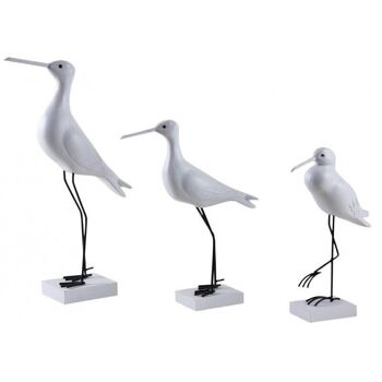 Oiseaux de mer en bois blanc-DAN285S 1