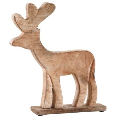 Standing deer in mango wood-DAN2940