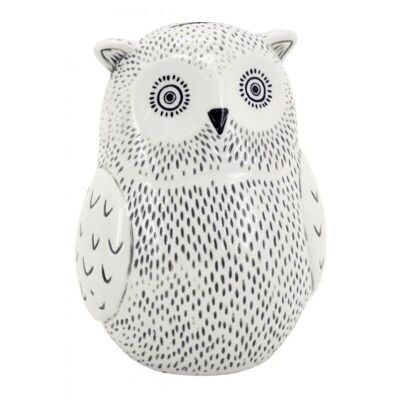 Hand Painted Owl Ceramic Money Box-DAN3150