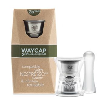 Waycap Kit Complet pour Nespresso 2 Capsules 1