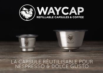 Waycap Kit Complet pour Capsule Dolce Gusto 2 4