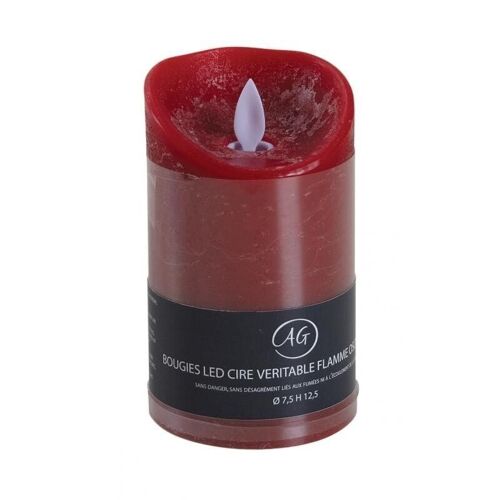Bougie à LED télécommandable parfumée fruits rouges-DBO2142