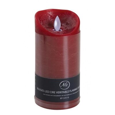 Bougie à LED télécommandable parfumée fruits rouges-DBO2143