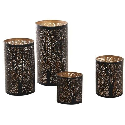 Tree-DBO244S metal tealight holders