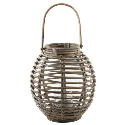 Round rattan lantern-DBO2570V