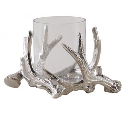 Aluminum deer tealight holder-DBO2781V