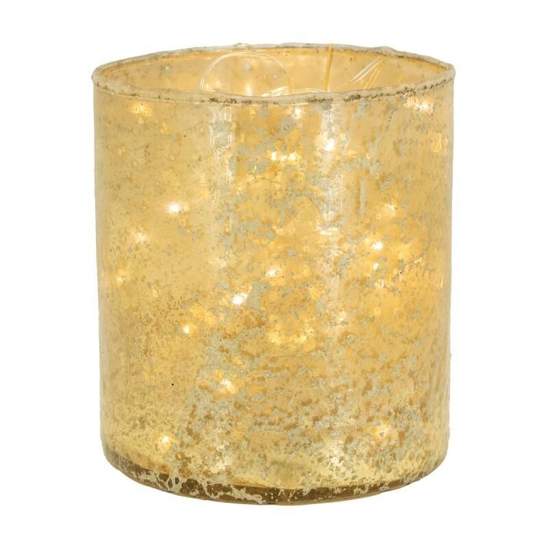 Porta tealight in vetro antico-DBO2880V