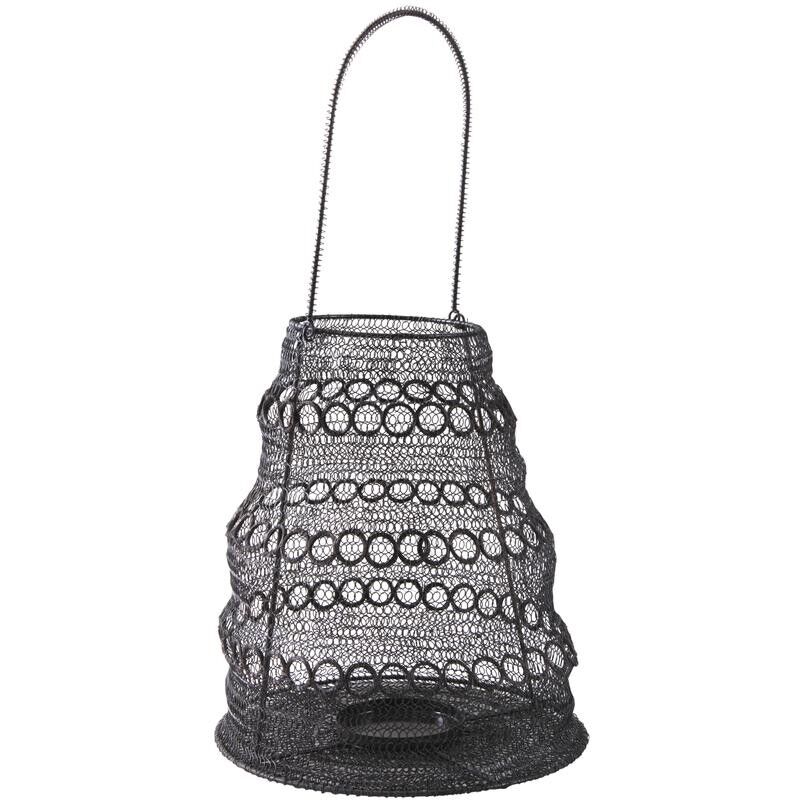 Porta tealight in metallo rame antico-DBO2950