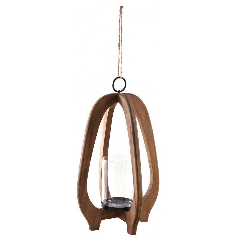 Lanterna in legno e vetro-DBO3520V