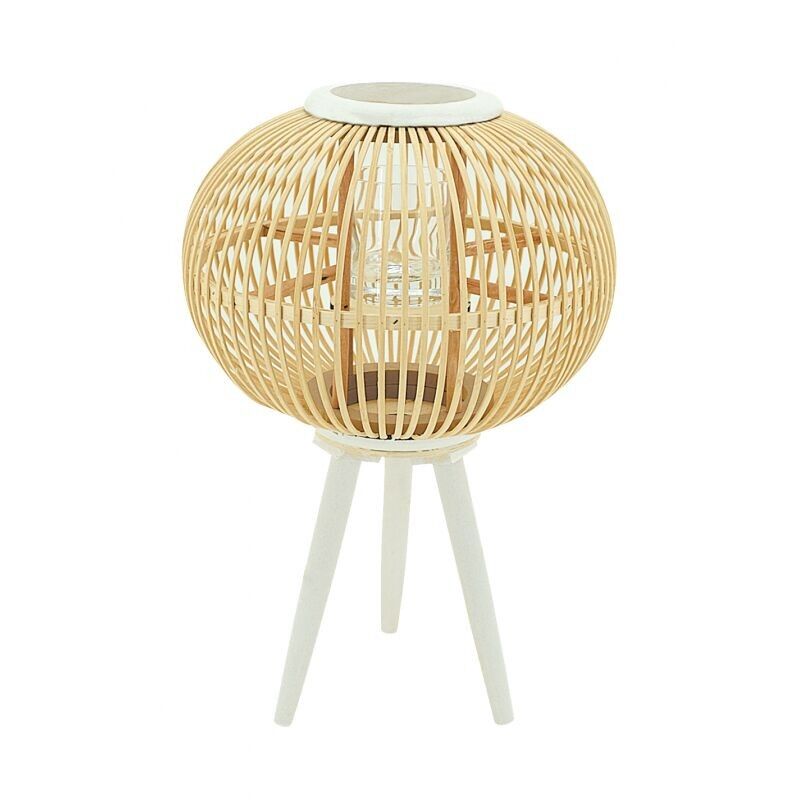 Lanterna a piedi in midollo di rattan e pino-DBO3610V