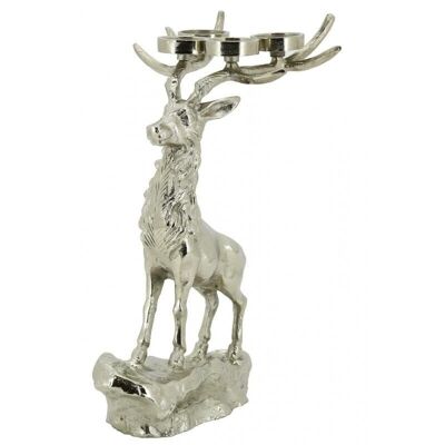 Stag aluminum candle holder-DBO3960