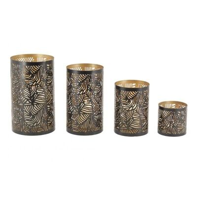 Metal tealight holders Foliage-DBO398S