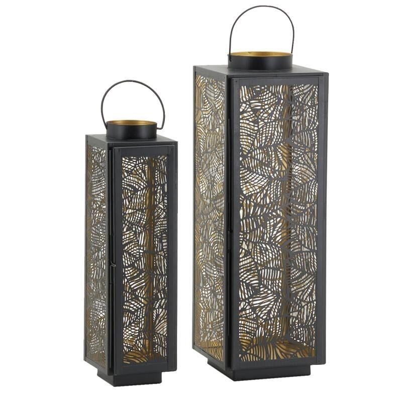 Lanterns in black lacquered metal-DBO431S