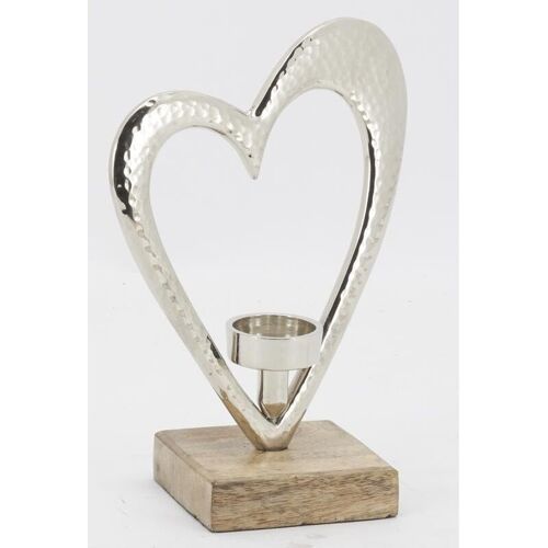 Photophore coeur en aluminium-DBO4320