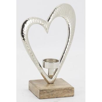 Photophore coeur en aluminium-DBO4320 1