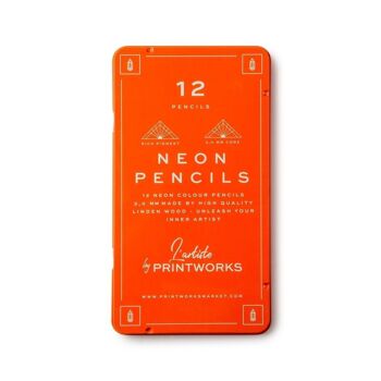 Set de 12 crayons de couleur - Néon - Printworks 5