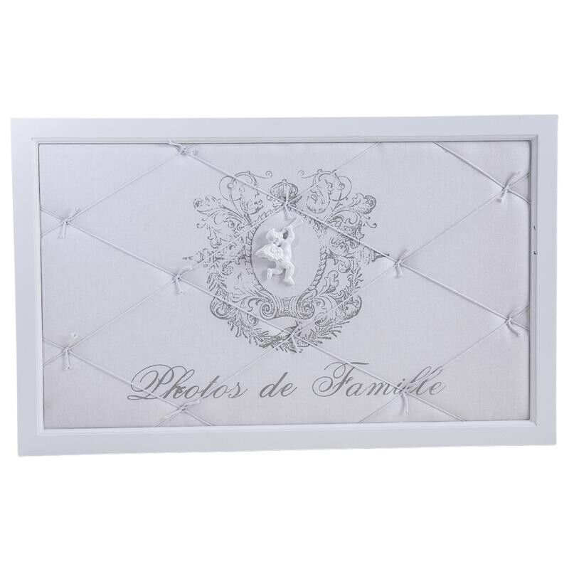 Portafoto Jumble in legno e juta-DCA1960