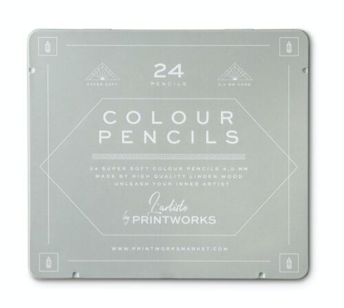 Set de 24 crayons de couleur - Classic - Printworks