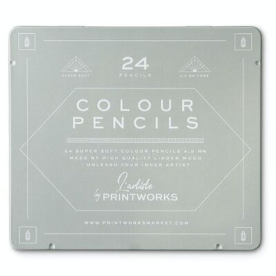 Set di 24 matite colorate - Classiche - Printworks