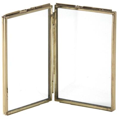 Double brass picture frame-DCA2290V