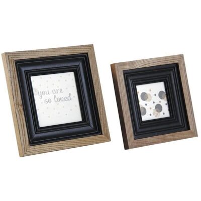 Photo frames in wood and glass-DCA242SV