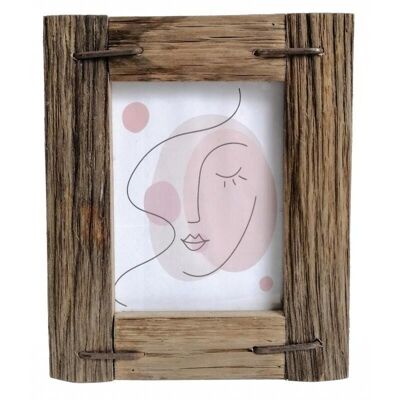 Photo frame in recycled wood-DCA2643V