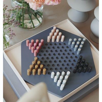 Chinese Checkers Game - Decorative Board Game - Design Classic - Printworks