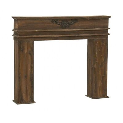 Aged Brown Pine Fireplace Mantel-DCH1040