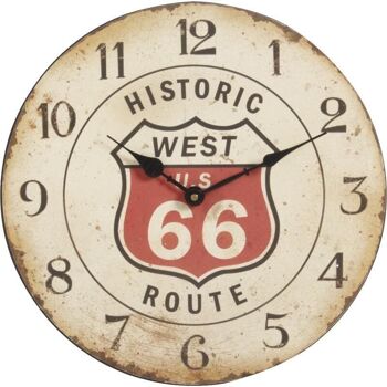 Horloge en métal Route 66-DHL1290