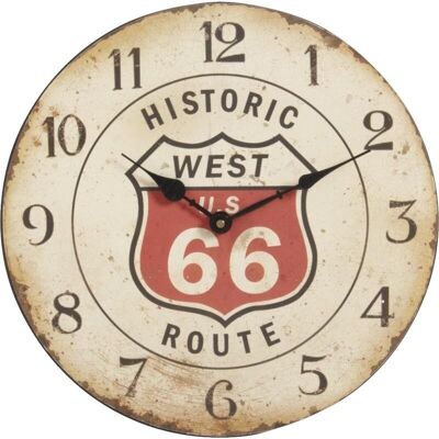 Horloge en métal Route 66-DHL1290