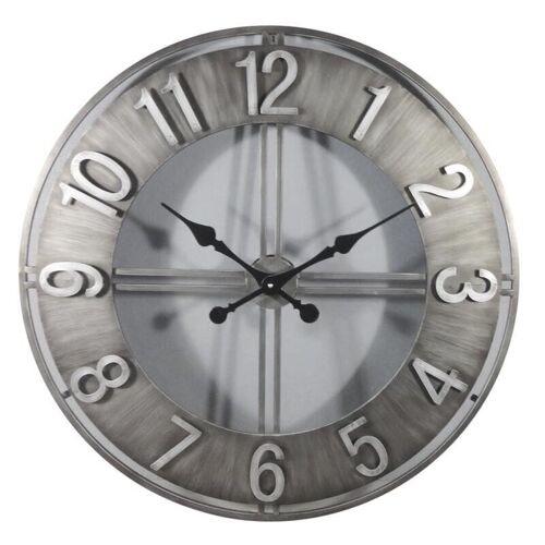 Horloge ronde en métal-DHL1510