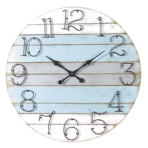 Horloge ronde en bois-DHL1540