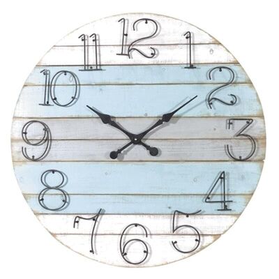 Wooden round clock-DHL1540