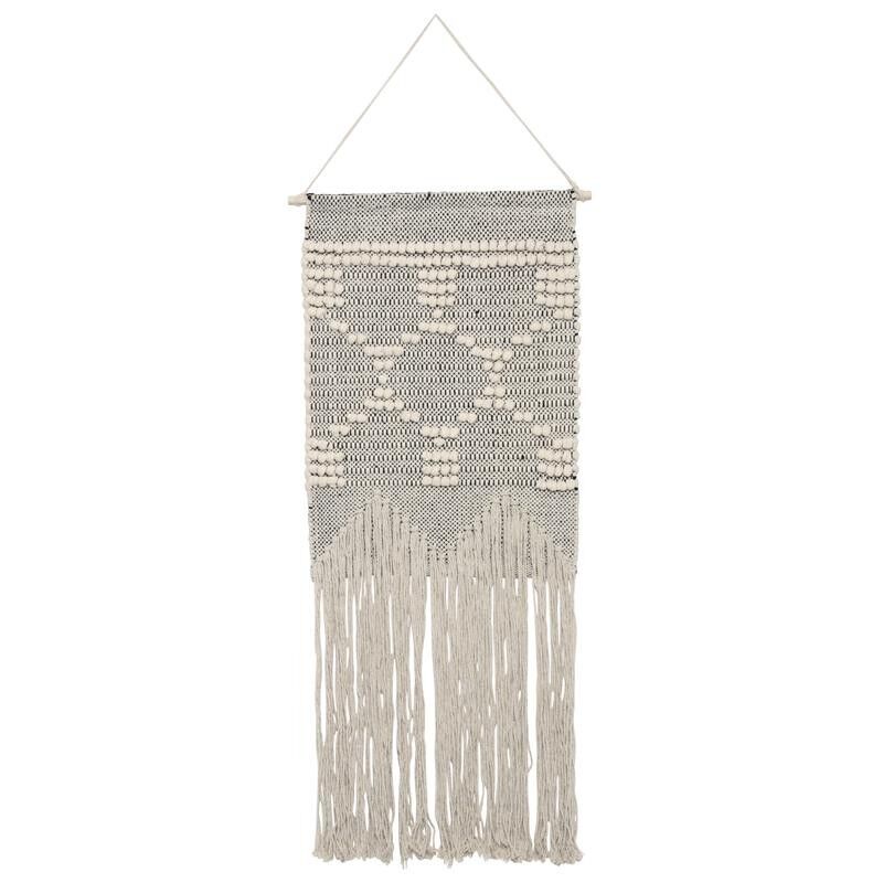 Decorazione da parete con frange in cotone-DMA1370