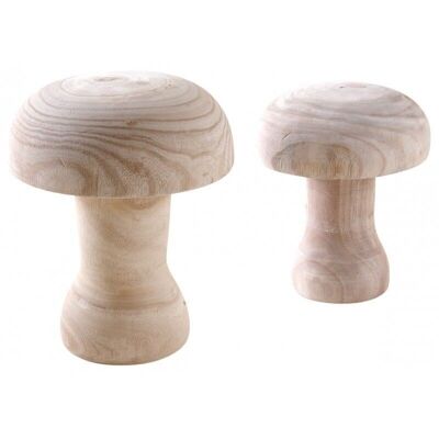 Wooden Mushrooms-DMA153S