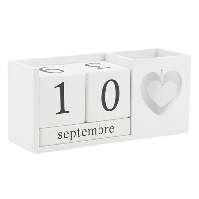 Calendario perpetuo in legno-DMA1690
