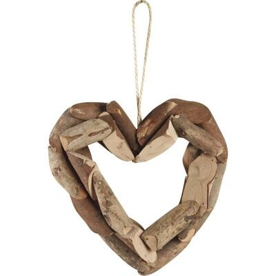 Driftwood appeso cuore-DMO1230