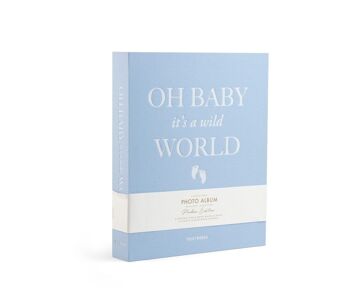 Album photo - Baby it's a Wild World Bleu - Format livre - Printworks 5