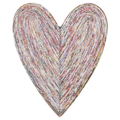Corazón de papel reciclado-DMO1340