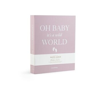 Album photo - Baby it's a Wild World Rose - Format livre - Printworks 2
