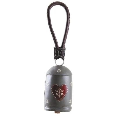 Metal bell 1 heart-DMO1551