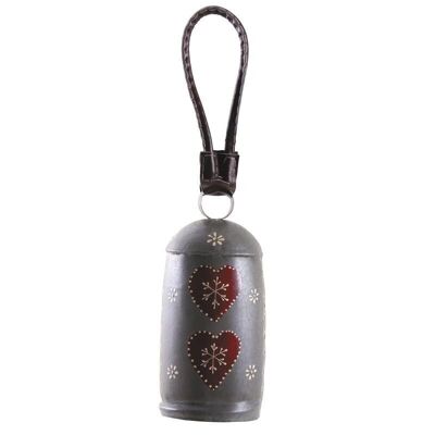 Metal bell 2 hearts-DMO1552